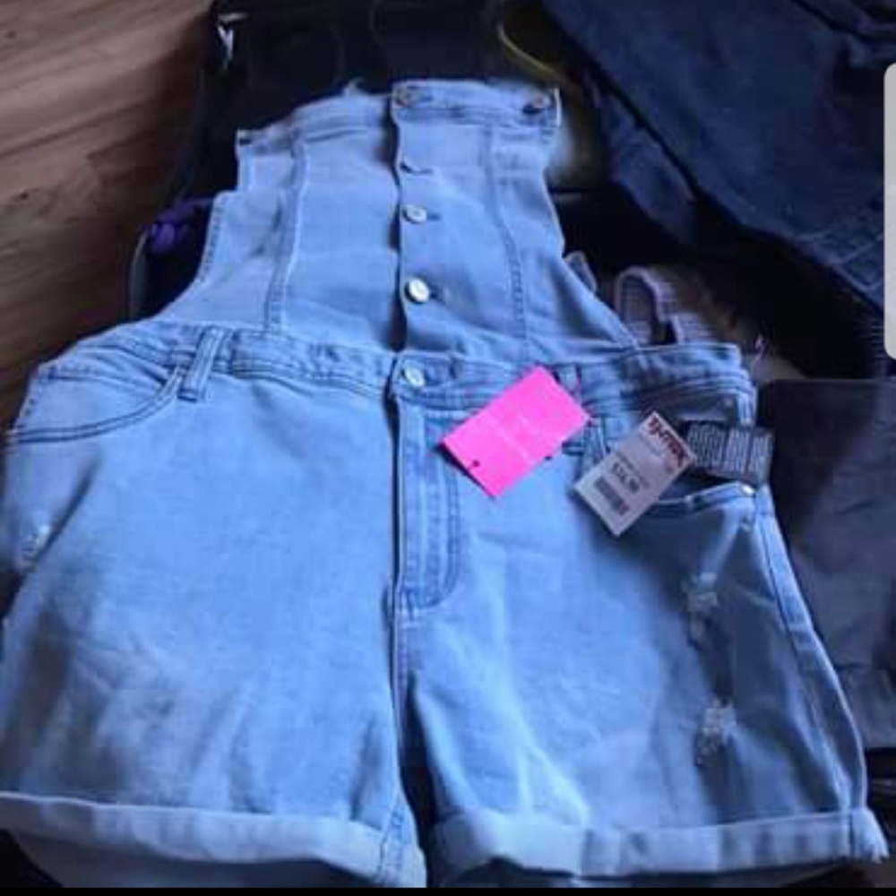 Super cute jean overalls